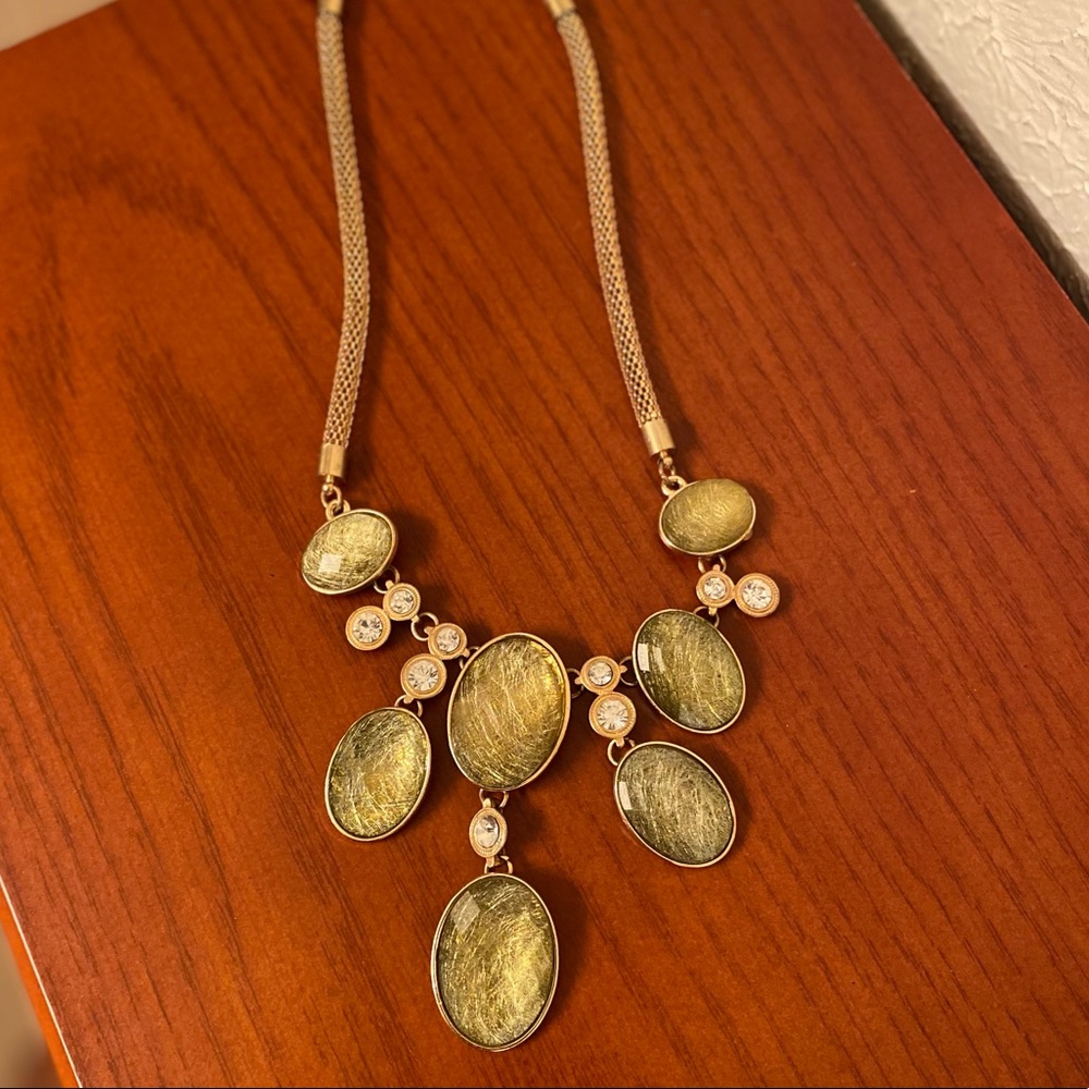 Green and Gold Necklace